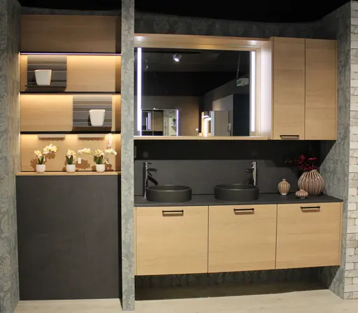 Nobilia Badmöbel Set im Abverkauf Riva modern Design